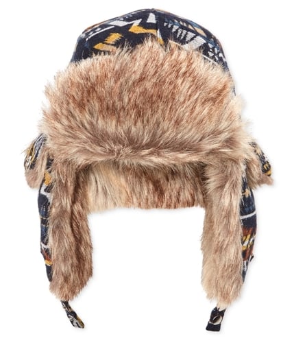 American Rag Mens Aztec Trapper Hat navy One Size