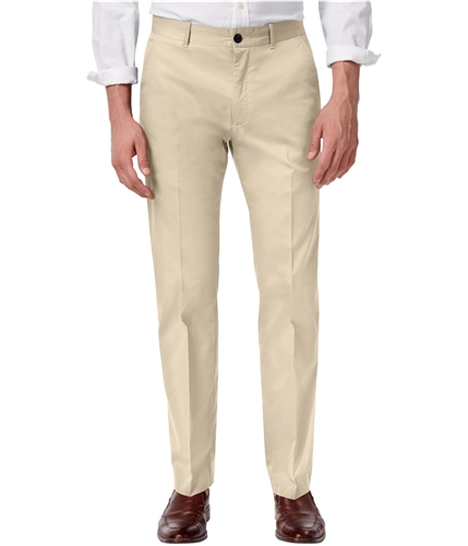 Alfani Mens Solid Stretch Casual Trouser Pants tiramisu 34x29