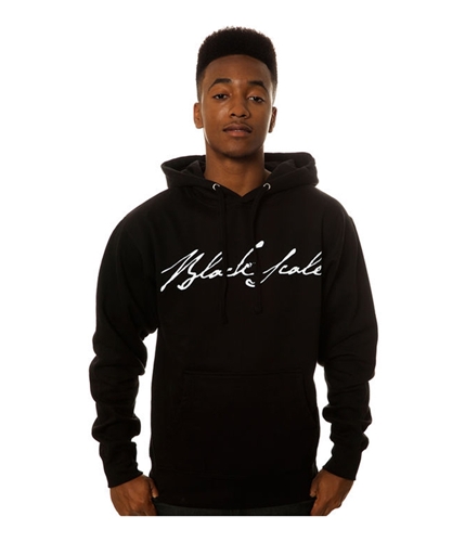 Black Scale Mens The Signature Logotype Pullover Hoodie Sweatshirt black S