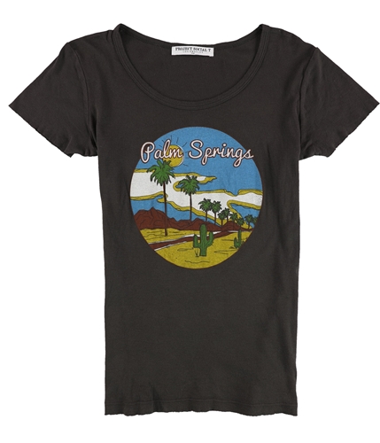 Project Social T Womens Palm Springs Graphic T-Shirt black L