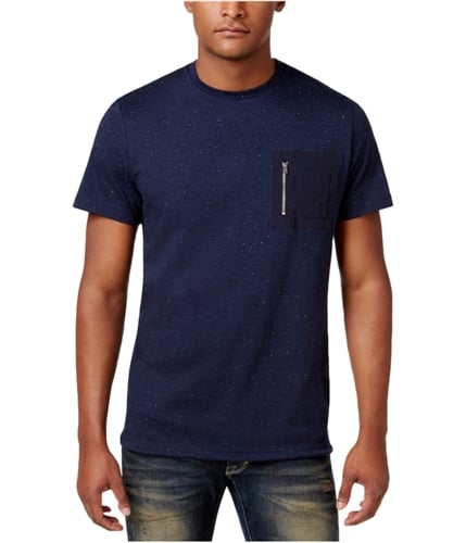 American Rag Mens Speckled Military Basic T-Shirt basicnavy M