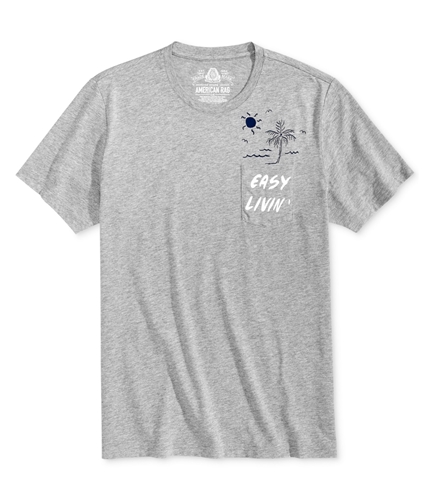 American Rag Mens Easy Livin' Basic T-Shirt arpewterhtr S