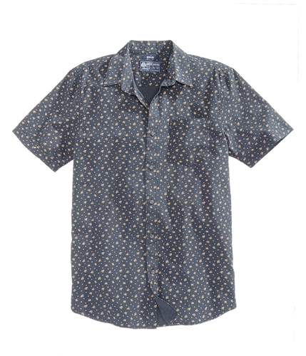 American Rag Mens Ditsy Floral Button Up Shirt cleancoal M