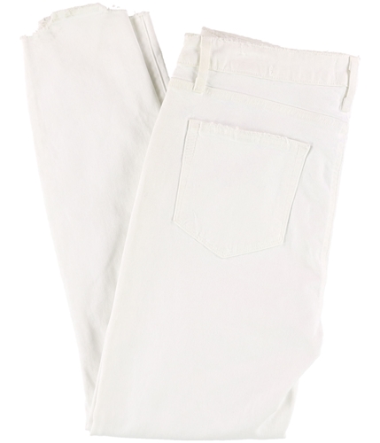 Paige Womens Distressed Skinny Fit Jeans white 32x28