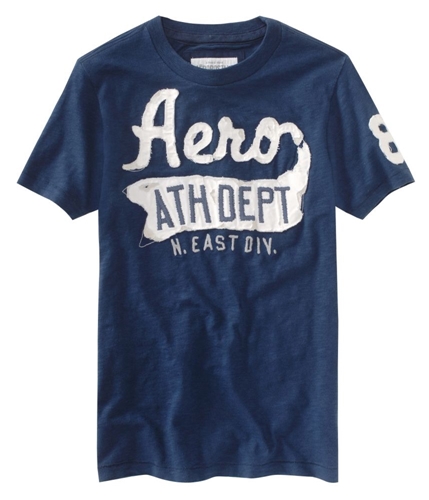 Aeropostale Mens Aero Ath Dept Graphic T-Shirt navyniblue XS