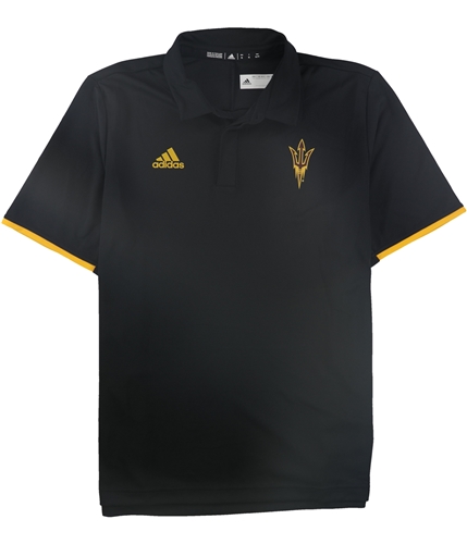 Adidas Mens ASU Sun Devils Rugby Polo Shirt black L