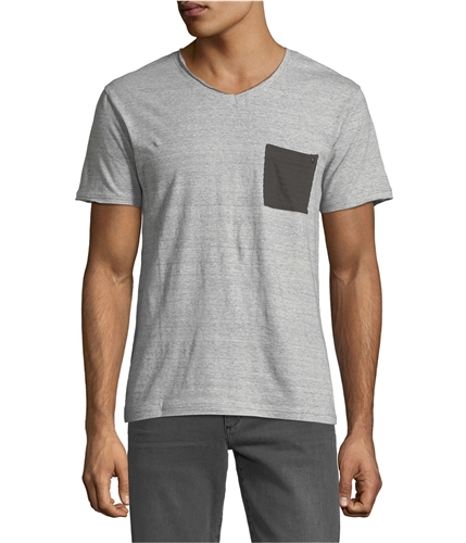 Elevenparis Mens Pocket Basic T-Shirt ltbluemelange S