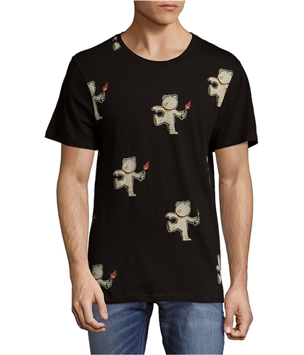 Elevenparis Mens Molitov Graphic T-Shirt black S