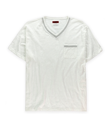 Alfani Mens Slim Fit V-Neck Basic T-Shirt whitepurecbo 2XL