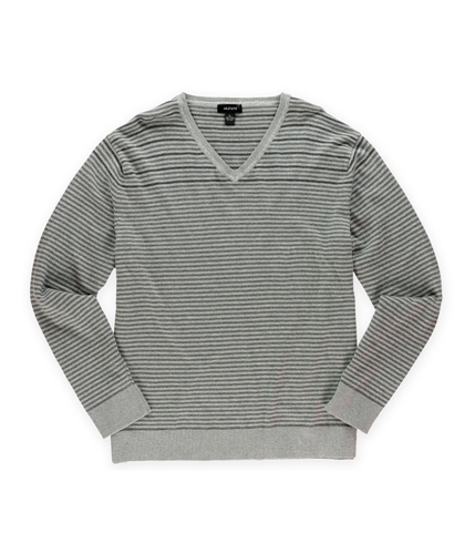 Alfani Mens Striped V Neck Pullover Sweater zinchtrcbo XL