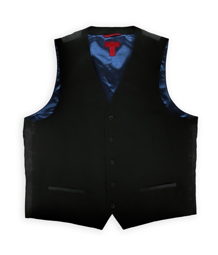 Alfani Mens Slim Fit Five Button Vest deepblack XL