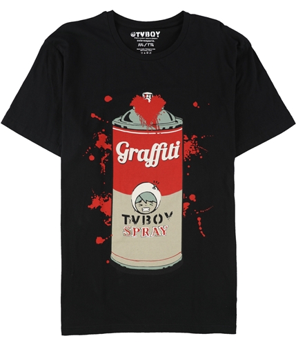 Elevenparis Womens Graffiti Soup Graphic T-Shirt black S