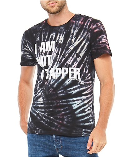 Elevenparis Mens I Am Not A Rapper Graphic T-Shirt tiedye2 S
