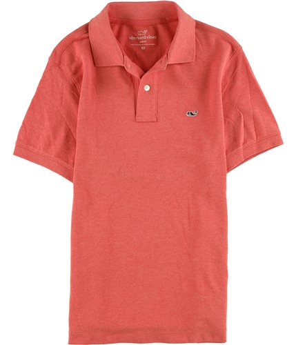 Vineyard Vines Mens Pique Rugby Polo Shirt pink XS