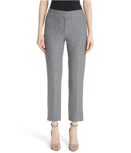 Armani Womens Boucle Casual Trouser Pants gray 40x28