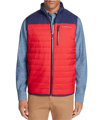 Vineyard Vines Mens Reflective Quilted Jacket lifeguard M
