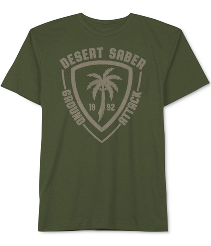 Jem Mens Desert Saber Graphic T-Shirt militarygreen S