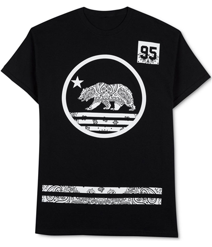 Jem Mens Cali Bear 95 Graphic T-Shirt black S