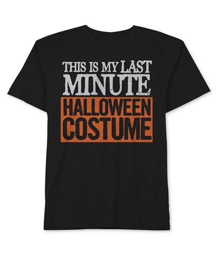 Delta Apparel Mens This Is My Last Minute Graphic T-Shirt black S