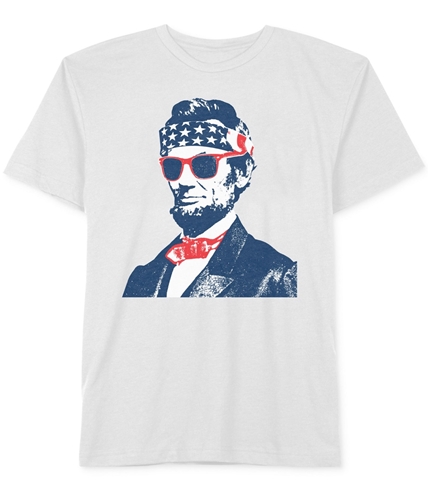Jem Mens Lincoln USA Graphic T-Shirt white S