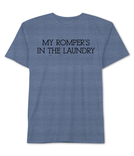 Jem Mens My Romper's in the Laundry Graphic T-Shirt royalsnowyarn M