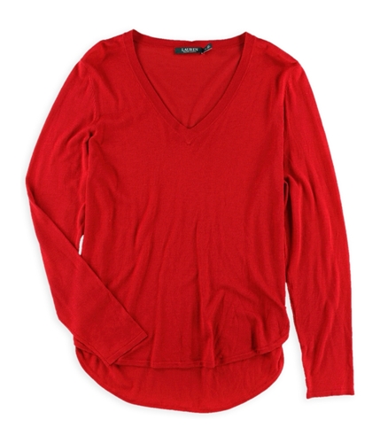Ralph Lauren Womens Pullover Knit Sweater brilltred XL
