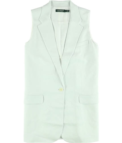 Ralph Lauren Womens Stretch Fashion Vest white M