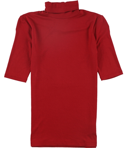 Ralph Lauren Womens Solid Pullover Blouse red XXS