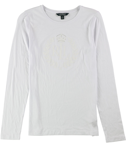 Ralph Lauren Womens Stud Graphic T-Shirt white XS