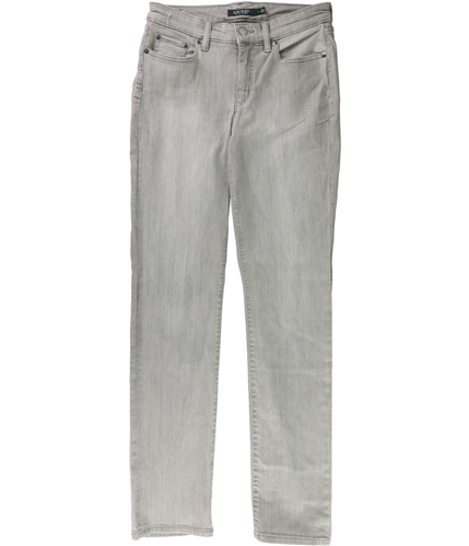 Ralph Lauren Womens Premier Straight Curvy Fit Jeans grey 4x32