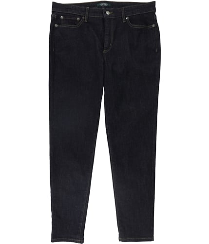Ralph Lauren Womens Premier Skinny Cropped Jeans navy 4x26