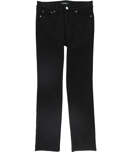Ralph Lauren Womens Premier Straight Leg Jeans black 4x28