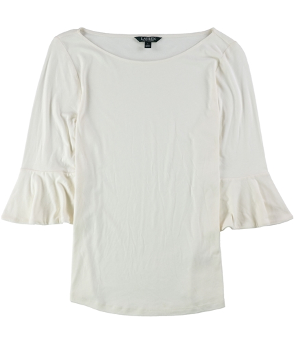Ralph Lauren Womens Bell Sleeve Basic T-Shirt wintercrm L