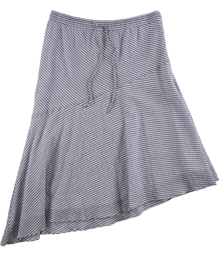 Ralph Lauren Womens Stripe Asymmetrical Skirt blue 8
