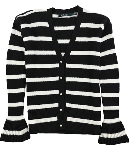 Ralph Lauren Womens Fall Cardigan Sweater black XXS