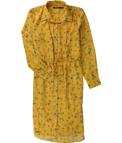 Ralph Lauren Womens Floral Shirt Dress goldmu 4