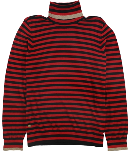 Ralph Lauren Womens Striped Pullover Sweater red XS