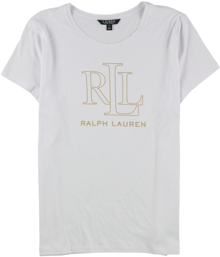 Ralph Lauren Womens Short Sleeve Basic T-Shirt white 2XL