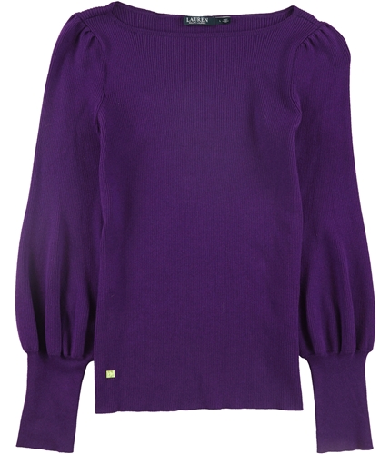 Ralph Lauren Womens Long Sleeve Pullover Sweater purple L