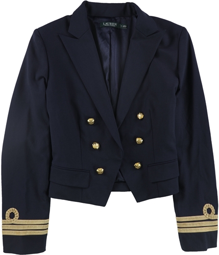 Ralph Lauren Womens Military Aviator Jacket navy 14