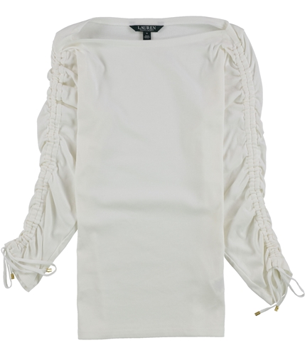 Ralph Lauren Womens Sazana Pullover Blouse white XS