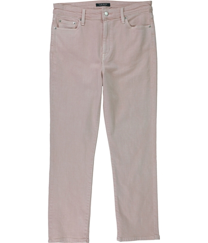 Ralph Lauren Womens Regal Straight Leg Jeans pink 2x27