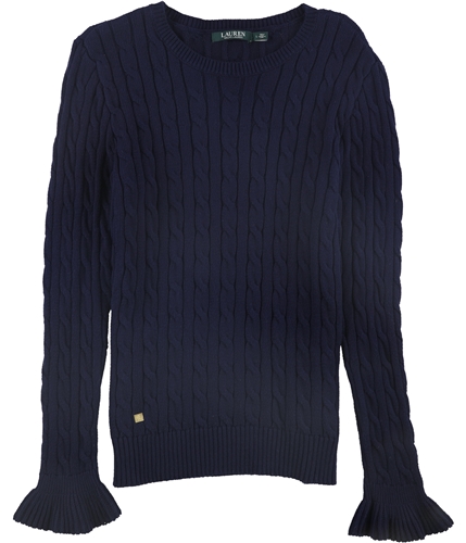 Ralph Lauren Womens Solid Pullover Sweater navy S