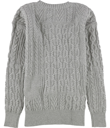 Ralph Lauren Womens Cable Knit Sweater gray XS