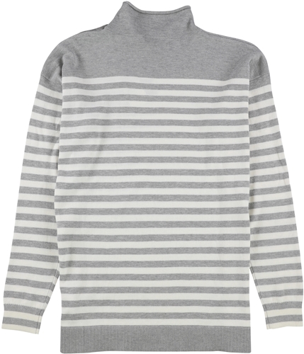 Ralph Lauren Womens Striped Pullover Sweater gray S
