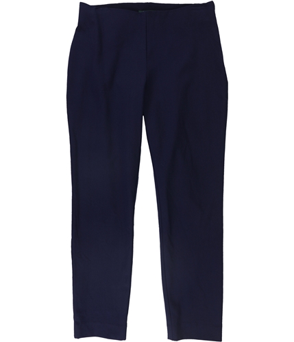 Ralph Lauren Womens Side-Zip Casual Trouser Pants navy 8P/26
