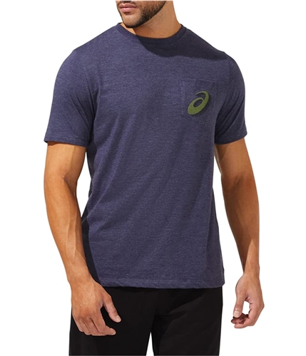 ASICS Mens Spiral Pocket Graphic T-Shirt 404 S