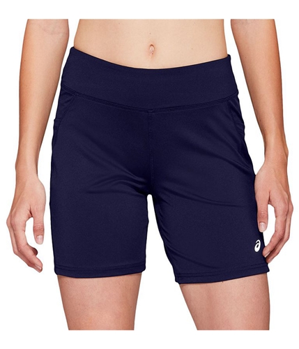 ASICS Womens Knit 7-Inch Athletic Workout Shorts navy XS