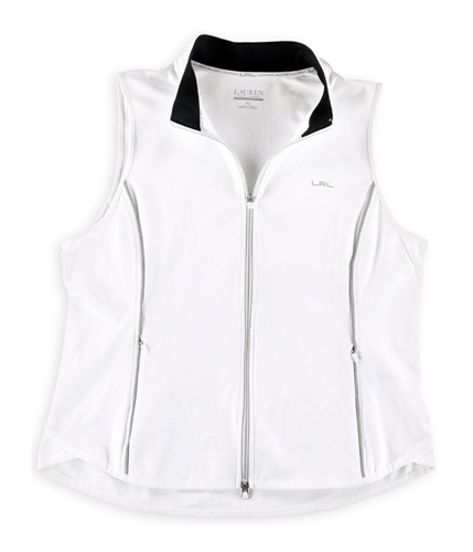 Ralph Lauren Womens Full Zip Sweater Vest white XL