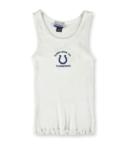 Reebok Womens Indianapolis Colts Racerback Tank Top white L